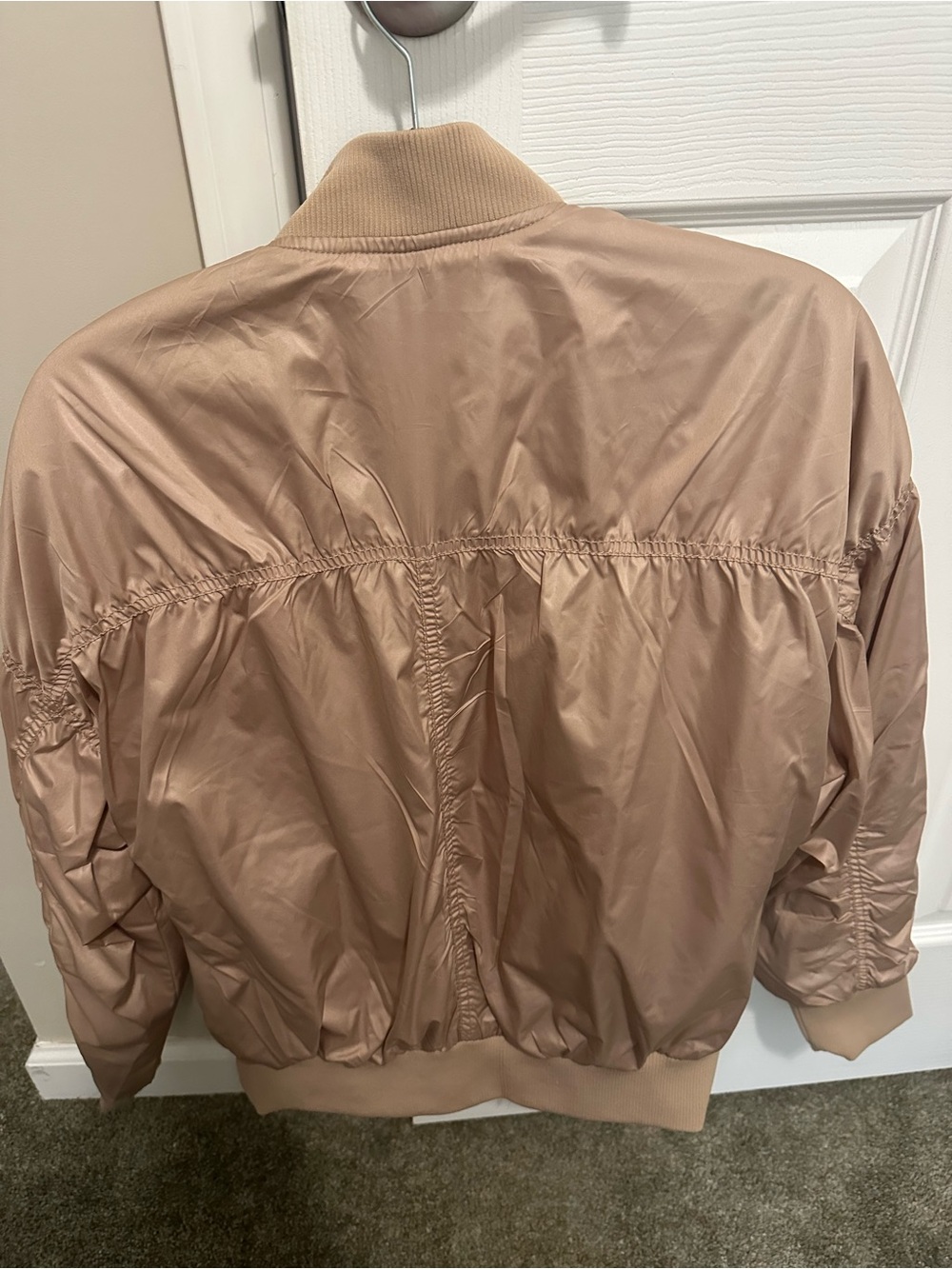 Old Navy Women's Bomber Jacket - Taupe Beige